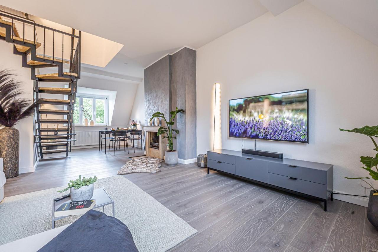 Fewo1846 - Moewensicht - Luxurioese Maisonettewohnung Mit 2 Schlafzimmern Und Hafenblick Flensburg Bagian luar foto