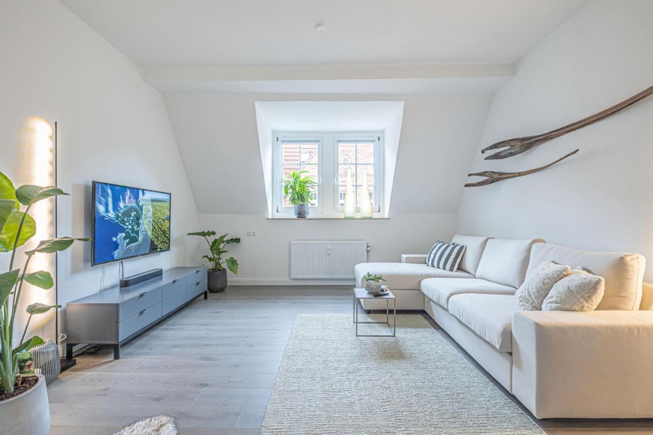 Fewo1846 - Moewensicht - Luxurioese Maisonettewohnung Mit 2 Schlafzimmern Und Hafenblick Flensburg Bagian luar foto